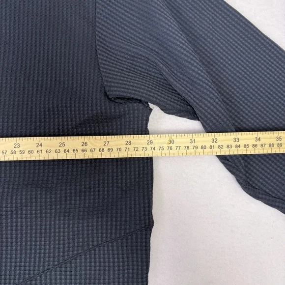 NWT Nike ACG Mens XXL Black Waffle Knit Layered Long Sleeve Shirt AQ3519-010 - Picture 5 of 10